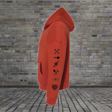 Load image into Gallery viewer, Pedal Factory Drop Shoulder &quot;Badge&quot; Hoodie